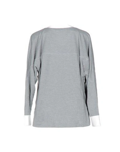 Shop Alexander Wang T T-shirts In Light Grey