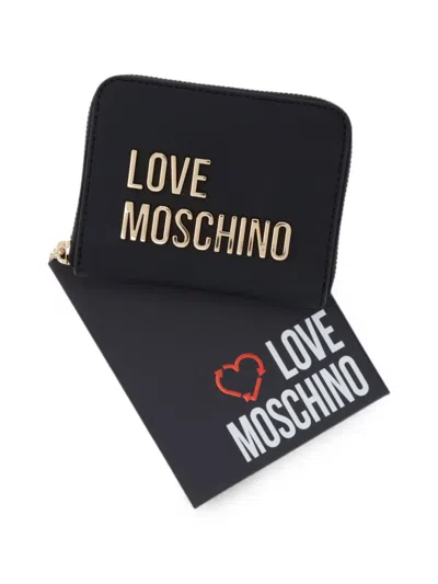 Love Moschino Logo-plaque Wallet In Pattern
