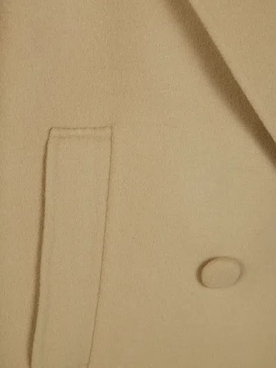 Weekend Max Mara Double-breasted Navarra Coat In Neutral