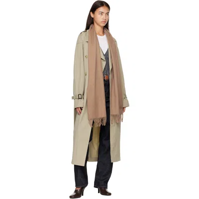 Max Mara Brown Dalia Scarf In Brown