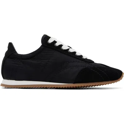 Totême Toteme Sneakers Made Of Recycled Nylon And Suede In Black
