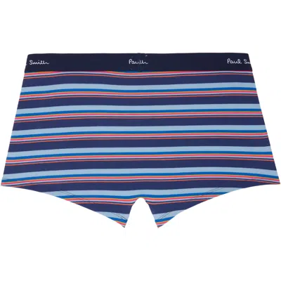 Paul Smith Five-pack Multicolor Stripe & Plain Briefs In Multi