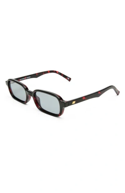 Le Specs Pilferer 53mm Rectangular Sunglasses In Black