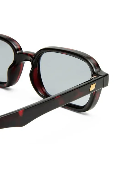 Le Specs Pilferer 53mm Rectangular Sunglasses In Black