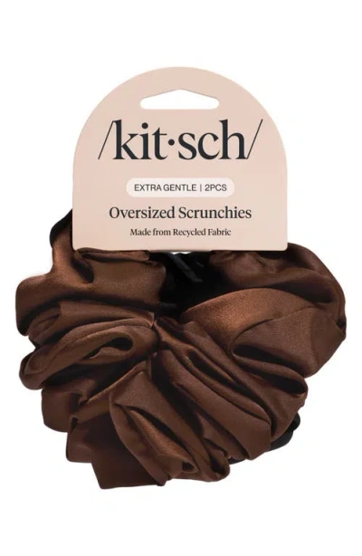 Kitsch 2-pack Oversize Scrunchies In Multi