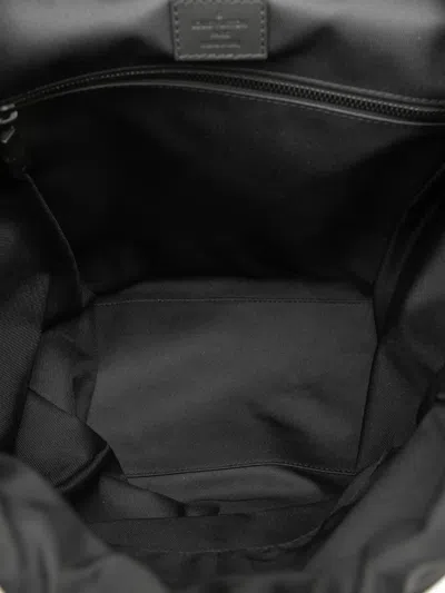 Pre-owned Louis Vuitton 2018 Monogram Shadow Discovery Backpack In Black