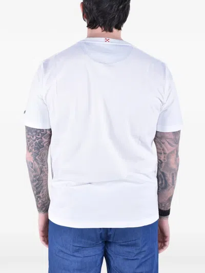 Mc2 Saint Barth Blanche Patch-pocket T-shirt In White