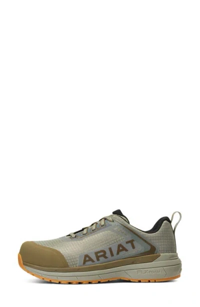 Ariat Outpace Shift Work Shoe In Green