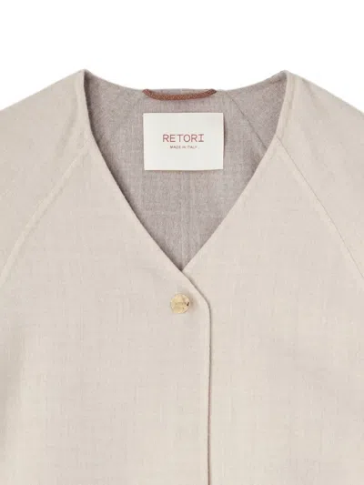 Retori Patch-pocket Coat In Neutral