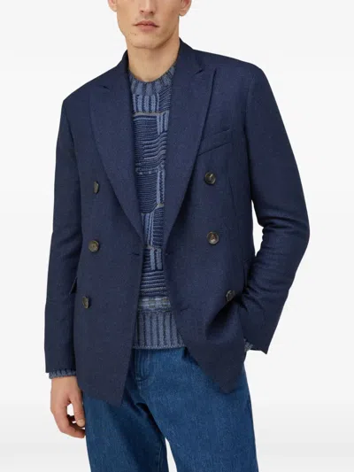 Retori Double-breasted Peak-lapel Blazer In Multi