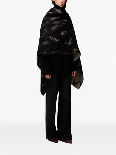 Retori Jacquard Double-face Cape In Multi