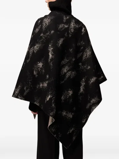 Retori Jacquard Double-face Cape In Multi