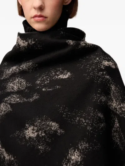 Retori Jacquard Double-face Cape In Multi