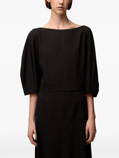 Retori Buttoned-back Blouse In Blue