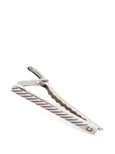 Ferragamo Gancini Tie Pin In Silver