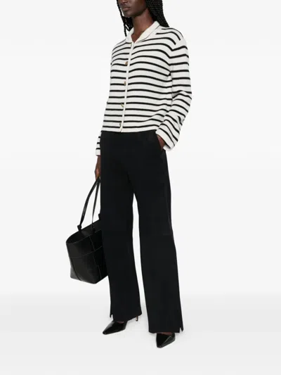 Forte Forte Striped Button-up Cardigan In Multi