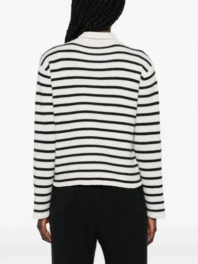 Forte Forte Striped Button-up Cardigan In Multi