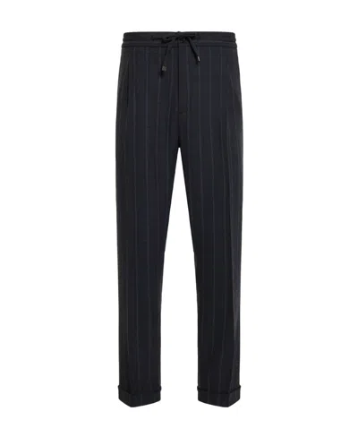 Etro Pinstripe-pattern Single Breasted Suit In Multi