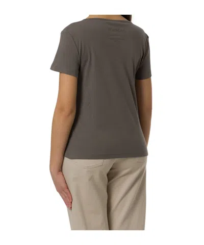 Max Mara Broadcloth Wool T-shirt In Gray