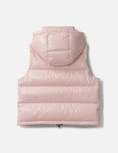 Moncler Niverolle Sleeveless Puffer Jacket In Pink
