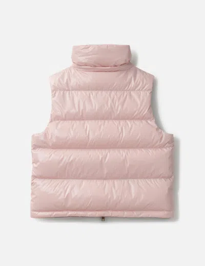 Moncler Niverolle Sleeveless Puffer Jacket In Pink