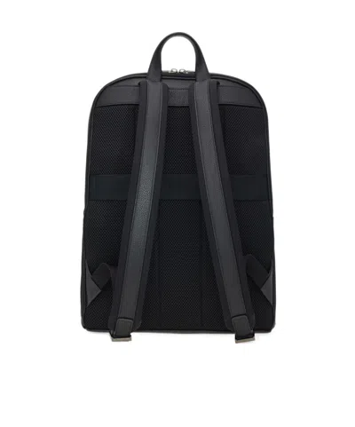 Ferragamo Monogram Backpack In Black