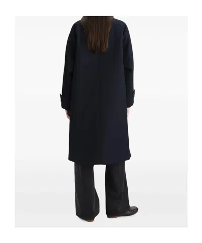 A.p.c. Mac Single-breasted Coat In Black