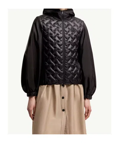 Moncler Mirage Packable 2-in-1 Short Down Jacket In Black