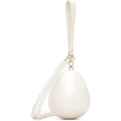 Simone Rocha オフホワイト マイクロ Pearl Egg クロスボディバッグ