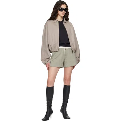 Essentials トープ Full Zip Work ジャケット In Gray