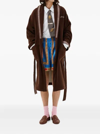 Versace Pattern-printed Twill Shorts In Multi