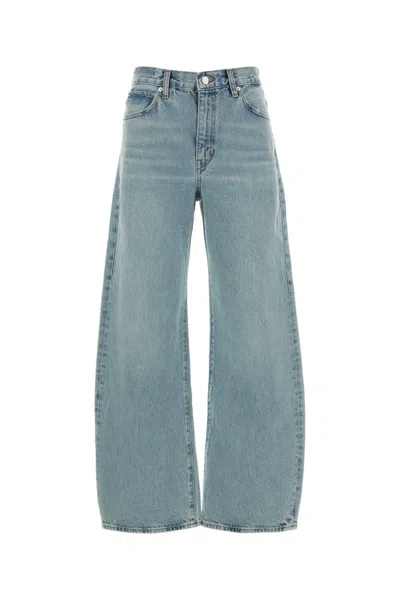 Frame Sky Blue Regular Jeans In Sky Blue