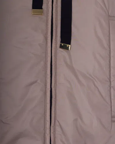 Max Mara The Cube Beige Solid Hood Jacket In Neutral