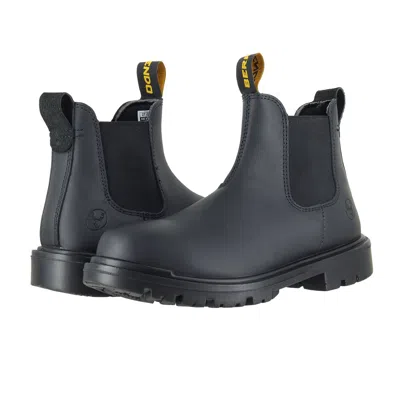 Berrendo Men's Pull-on Work Boots In Black In Black