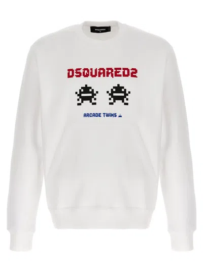 Dsquared2 D2 Cool Sweatshirt In White