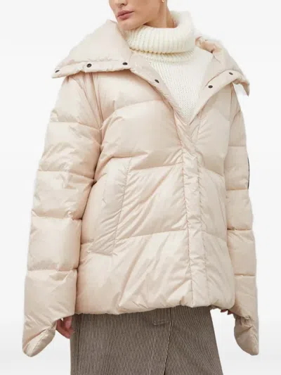 Mmc Studio Ilona Down Jacket In Neutral
