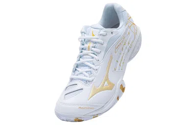 Mizuno Wave Claw Pro 'white Gold' In Multi