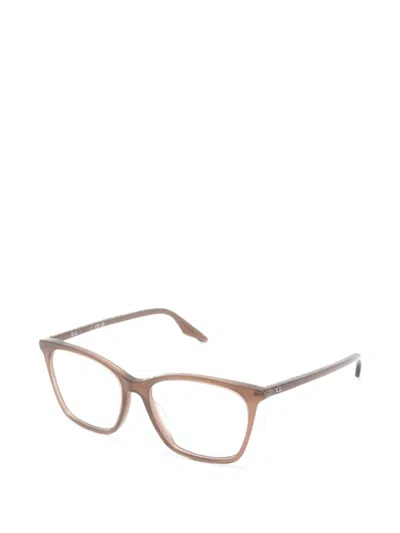 Ray Ban Square-frame Glasses In Brown