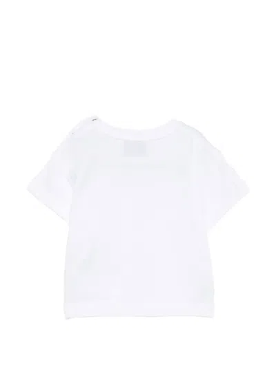 Givenchy Logo-print Shoulder-button T-shirt In White