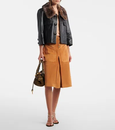Chloé Wool Sweater In Orange