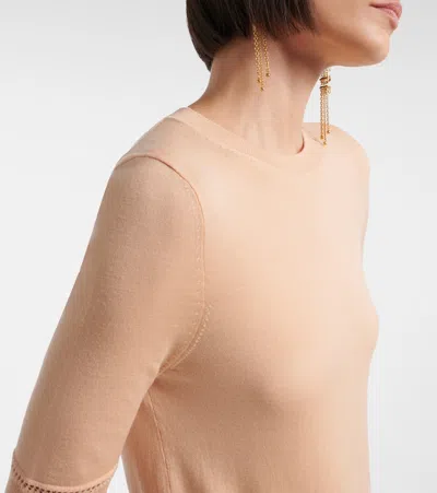 Chloé Wool Sweater In Orange