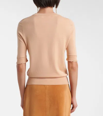 Chloé Wool Sweater In Orange
