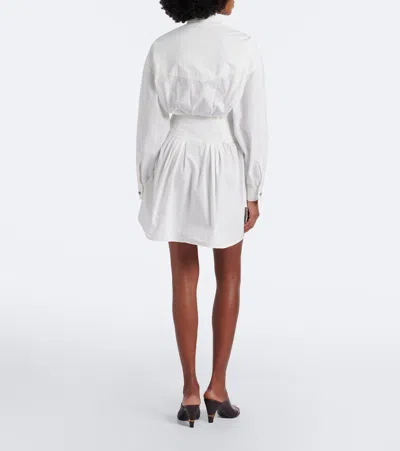 Versace Medusa Shirt Dress Chest Pockets Waist Detail In Gray