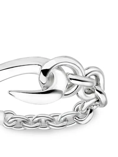 Shaun Leane Hook Chain Ring In Silver