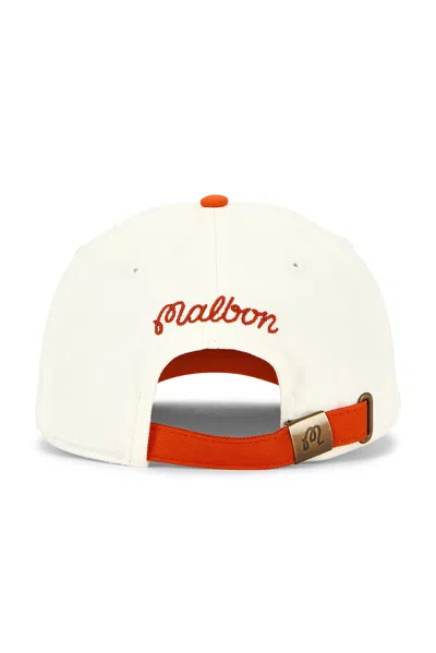 Malbon Trinity Dad Hat In White