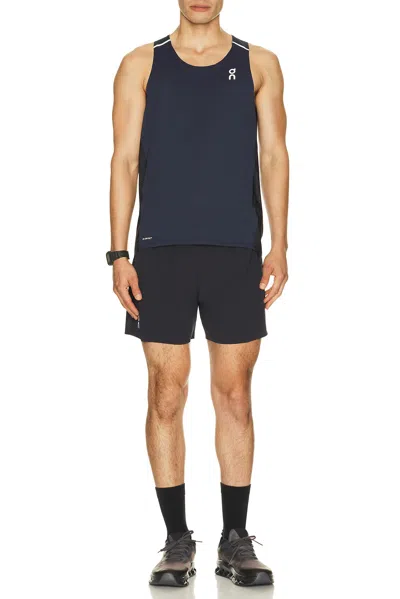 On Performance Tank In Blue