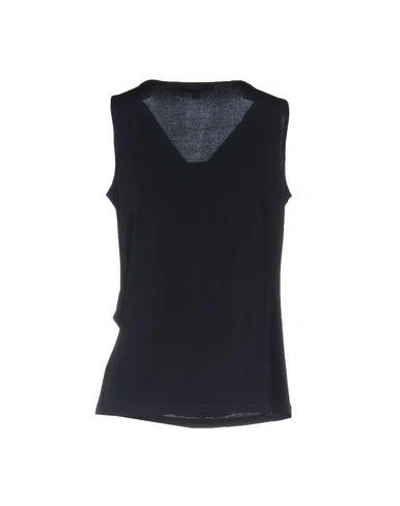 Shop Michael Michael Kors T-shirts In Dark Blue