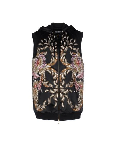 Just Cavalli Hooded Sweatshirt In Black