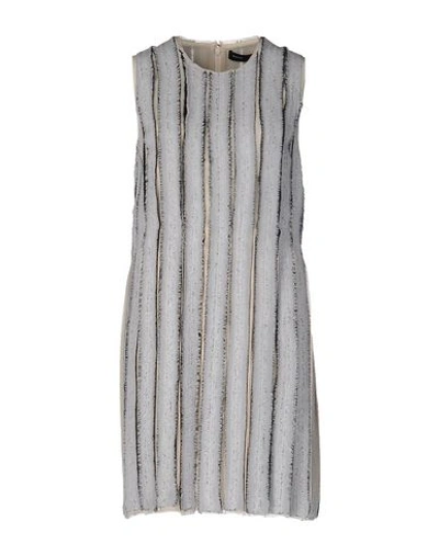 Proenza Schouler Short Dress In Light Grey