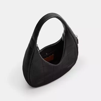 Coach Alter/ego Crescent Shoulder Bag In Black
